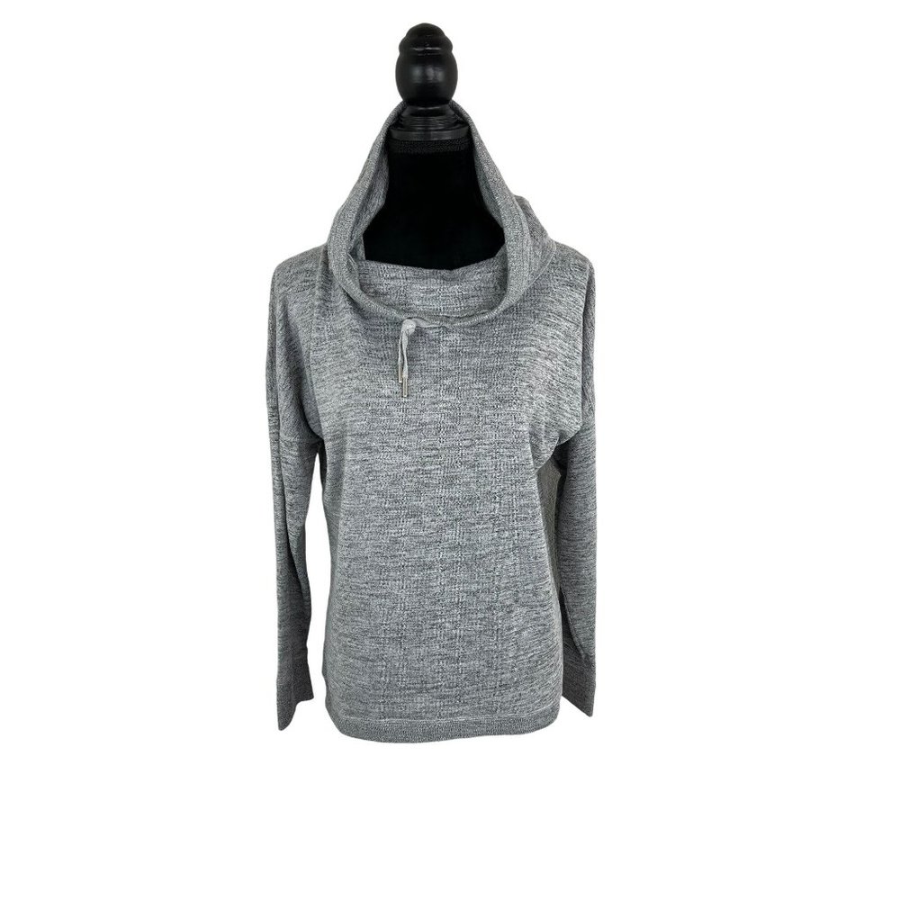 Gerry Large Gray Heathered Cowl Neck Sweatshirt Activewear size large